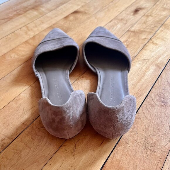 Jenni Kayne Suede D’Orsay Flats Sz EU 38 - Picture 2 of 3